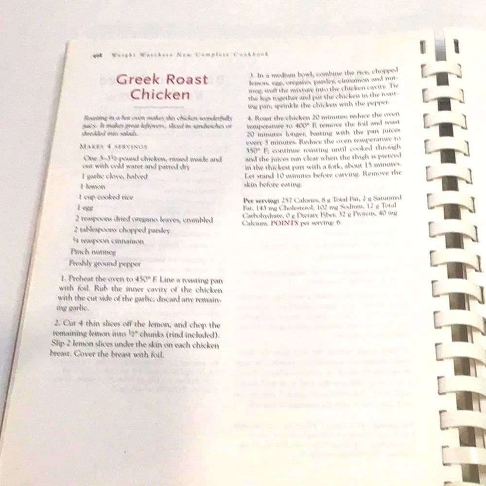 🌺 FREE with any purchase ⭐️ Weight Watchers Cookbook - Picture 10 of 12